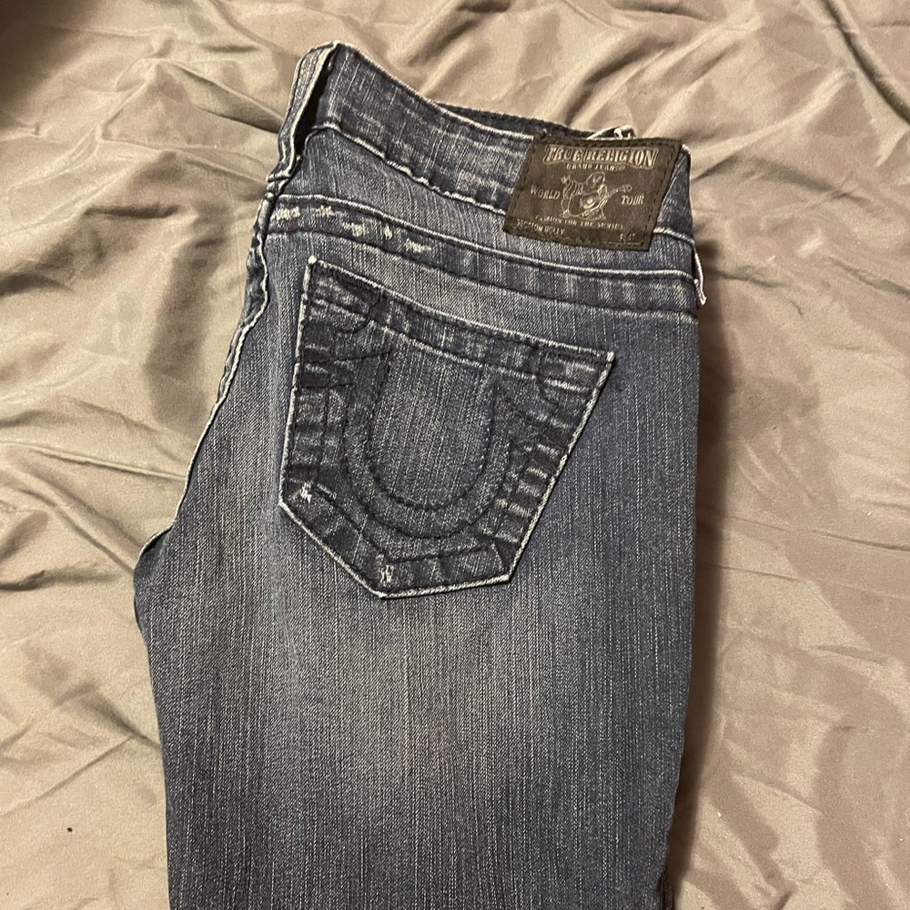 Low cut strait leg jeans